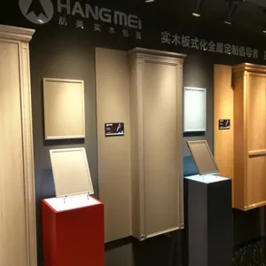北京实木框实木芯实木包覆门板-房地产精装房全屋定制同色配套橱柜代加工厂