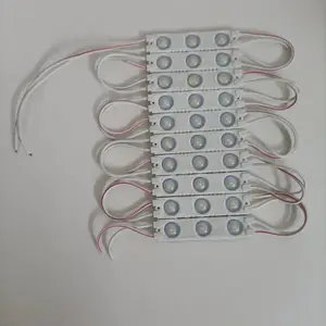 供应LED灯贴片 广告灯光源 发光模块 注塑模组 2835模组 三灯模组