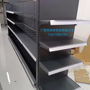 广西南宁超市货架南宁便利店双面中岛货架水果蔬菜货架