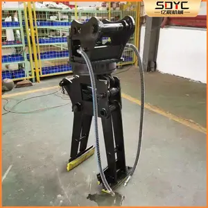 水泥大理板夹石机路牙石安装工具路沿石安装夹具挖掘机加装石板夹