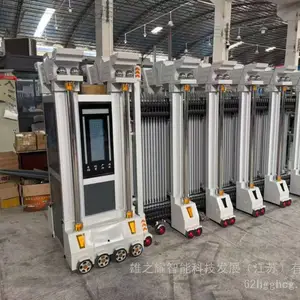 南京徐州启功九竹红门财门直线门悬浮门直线分段门自动段滑门折叠门电动平开门别墅大门平移感应门伸缩门厂家