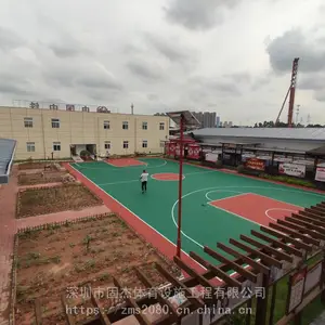 硬地丙烯酸球场材料 丙烯酸球场施工 球场环保材料厂家