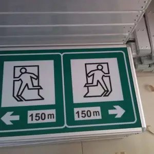 LED隧道应急疏散指示标志灯 LED紧急疏散指示标志小国标250*400*50 更多规格订制欢迎来电