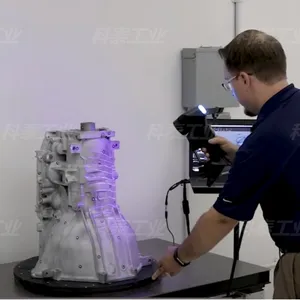 高精度蓝光3D抄数无锡 整车设备机械配件扫描测绘出图纸加工