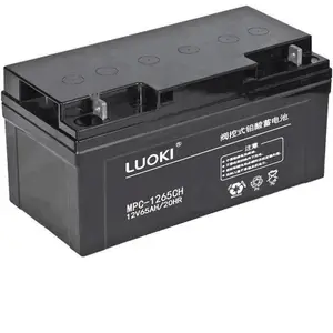 �ʱ�����LUOKI��������MPC-1265 12V6***H�������糧ͨ��UPS��ƿ