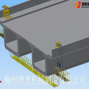 桥底检修平台对桥梁进行专业的养护作业