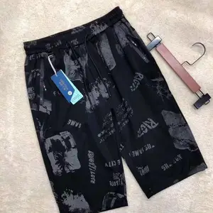 品牌创世兰顿夏季针织六分男休闲短裤尾货批发