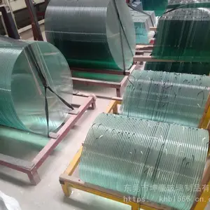 东莞市钢化玻璃厂家定制加工5mm圆形超白钢化玻璃台面圆形精磨边小茶几钢化玻璃