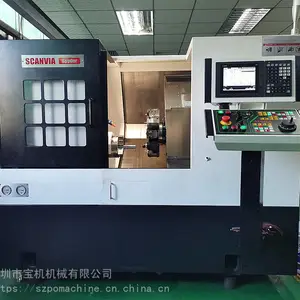 高精密车铣复合机+伺服刀塔+Y轴+尾顶 质保两年支持分期付款
