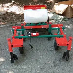 多功能自走式播种覆膜机 厂家直销打药覆膜机 花生喷药播种覆膜机