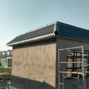 大连合成树脂瓦 厂家 平顶改坡屋顶 老房子换瓦 木屋 别墅 木板屋面