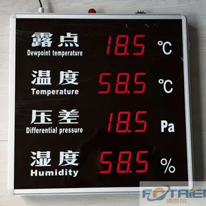 露点温度湿度压差显示屏