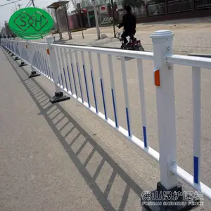 清远交通分隔栏现货 肇庆公路蓝白栏杆 中山人行道护栏厂家