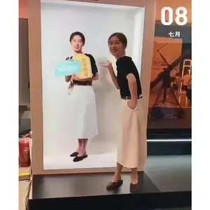 天津人体***机出租 AI数字人设备租赁 3D全息透明屏租售 人脸复制机出售