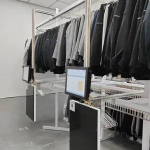 供应 济南 海洁斯 电动旋转衣架 全自助取衣设备 刷脸取衣 污衣投放设备