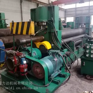 九成新恒力产16x3000数控卷板机 上辊可平移卷板机能预弯