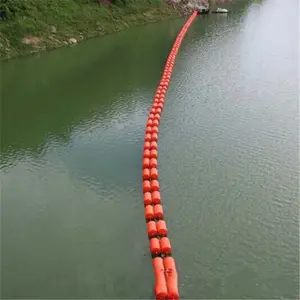 水上河道垃圾拦截浮筒拦污排 耐腐蚀材质浮漂