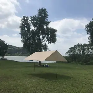 源头厂家 防晒防雨涂银天幕3米野营垫子