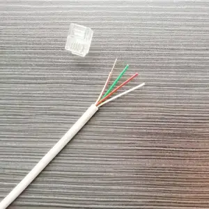 讯道家装线透明电视线160编电视线四屏蔽高清电视线SYWV-75-5 100米