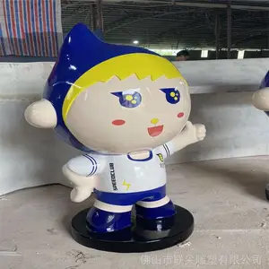 玻璃钢模型卡通雕塑工厂 商场多款卡通公仔摆件装饰