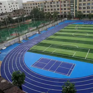 龙岩塑胶跑道施工_龙岩足球场篮球场施工_不同类型跑道铺设安装