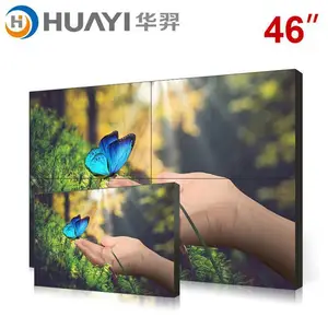��������3.5mmƴ�����ö�ý��չ��46�糬խ��LCDҺ��ƴ��������Ļ