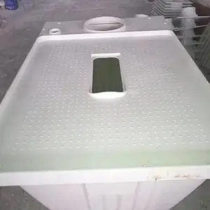 双坑交替式旱厕化粪池 隆力康达 轻钢踏板厕屋 二八式净水槽