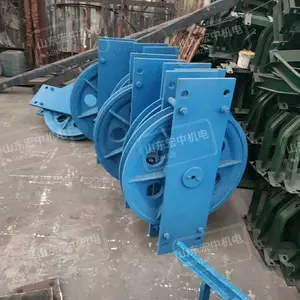 JW800-03梭车储绳轮紧绳装置梭子碰头座张紧油缸尾轮主副压绳轮组