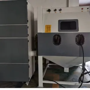 东莞连续转盘自动喷砂机生产厂家 值得信赖 东莞市叁利环保机械供应