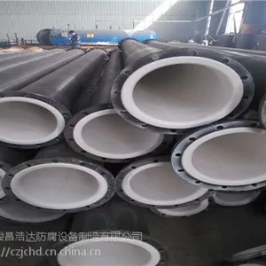 脱硫衬胶管道,重庆衬塑管道,供排水衬四氟管道,河北骏昌浩达防腐设备制造有限公司