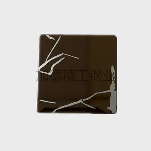 镜面玫瑰金退钛大理石纹板-8k镀钛石纹板,沈阳酒店装饰工程