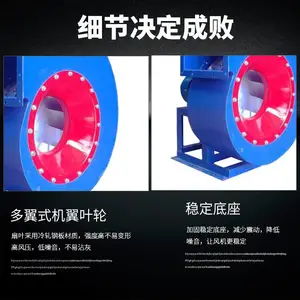 思诚B4-72防爆离心机工业380v喷漆房除尘厂房通风机高压排风机抽风机