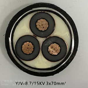 �㶫���޵��ߵ��£��㶫�������£�10KV����ZR-YJV22-8.7/15KV3x150