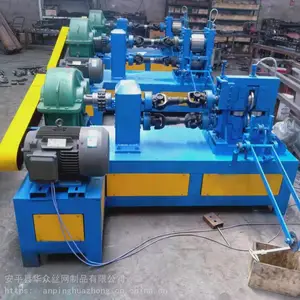 安平华众机械 铝线压扁线机 圆线压扁收边一体机 尺寸标准