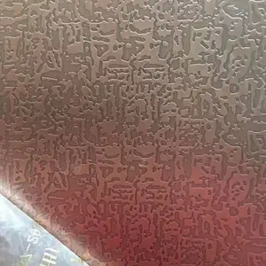 钢敬城厂家供应拉丝红古铜发黑蚀刻不锈钢电梯板