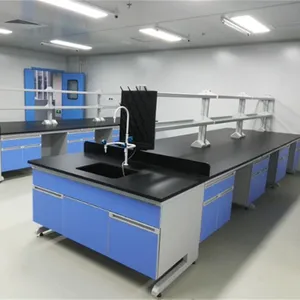 全钢木化验室试验物理操作边台化学桌实验室工作台可定制