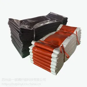 苏州品一耐热膨胀节帆布 防火纤维布蒙皮 烟道软连接蒙皮圈带 耐高温 防火 抗拉 ***
