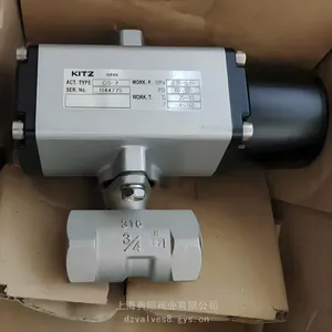 CS-1,CS-2,DBS-1气动阀316北泽KITZ气动球阀CS-UTE不锈钢球阀