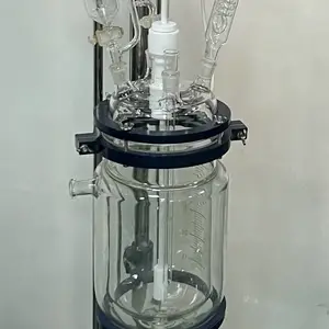 供双层玻璃反应釜5L(带回流弯头带收集瓶) 型号:S212-5L库号:M179947