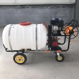 脉冲式农作物喷雾器 喷程远效率大农田打药机 汽油四冲程手推式喷药机