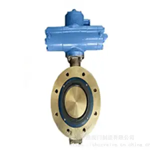 船用液动法兰式双偏心蝶阀球墨铸铁 可带CCS等船级社产品证书