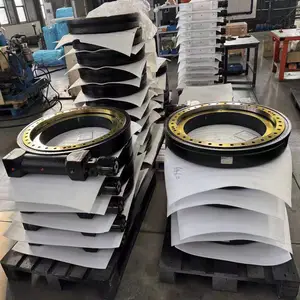 回转驱动涡轮蜗杆减速机布料机高空作业车旋转机构回转支承转盘轴承厂家直销现货