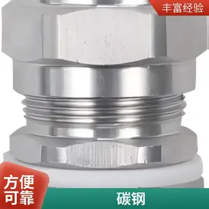 防爆堵头4分6分 碳钢外六角丝堵 DN15DN20 外丝闷盖M20*1.5 加工定制