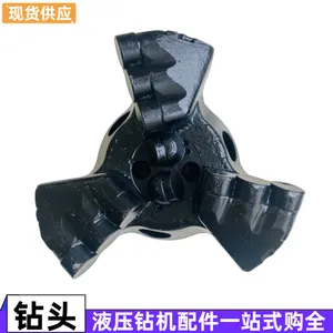 φ133mm内凹三翼不取芯钻头 矿用钻具 地质钻探不取芯快速回转钻进