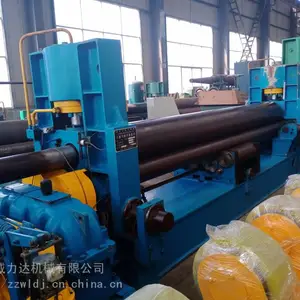 江苏旧数控卷板机12x3500-卷板机带卷锥工装可预弯