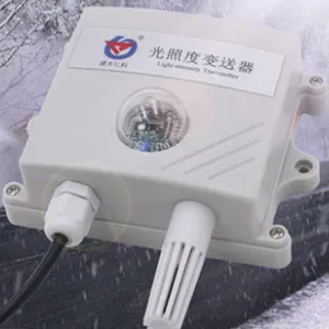 建大仁科光照度传感器吸顶光照温湿度rs485模拟量光照度变送器RS-GZWS-***-2-*
