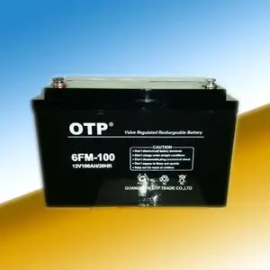 OTP蓄电池6FM-100 阀控式免维护UPS电池 12V100AH