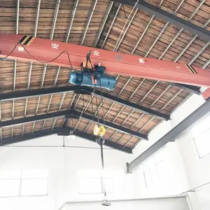 2吨电动单梁起重机厂家 LDA型2吨无线遥控操作行车航吊 上海本地设计安装2T跨度10米葫芦双梁行车行吊