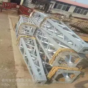 四川省 三角扒杆8-15米通用型 工程电线杆立杆机 施工电线杆三角立杆器 锐天销售