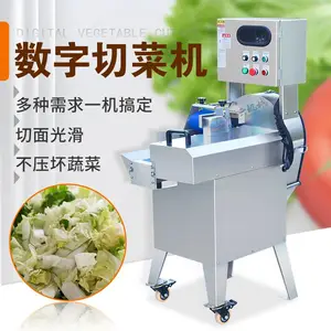 赣云商用全自动化125D数字切菜机,豆角酸菜自动化切粒加工设备